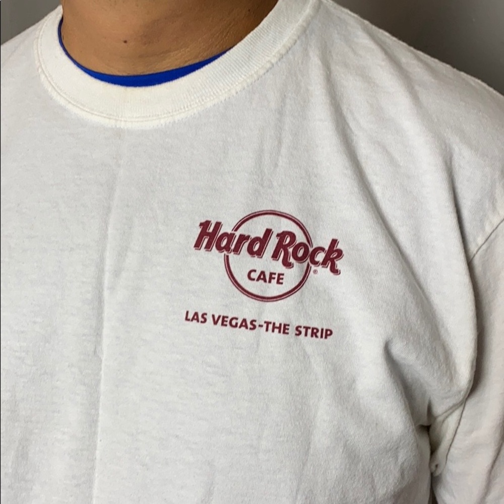 VTG Hard Rock #327 Las Vegas Strip Graphic T Shirt - Picture 3 of 7